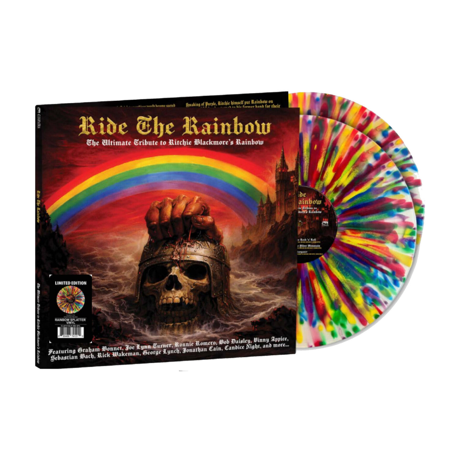 Various Artists - Ride ?The Rainbow: The ?Ultimate ?Tribute To Ritchie Blackmore's Rainbow 2xLP (Splatter Vinyl)