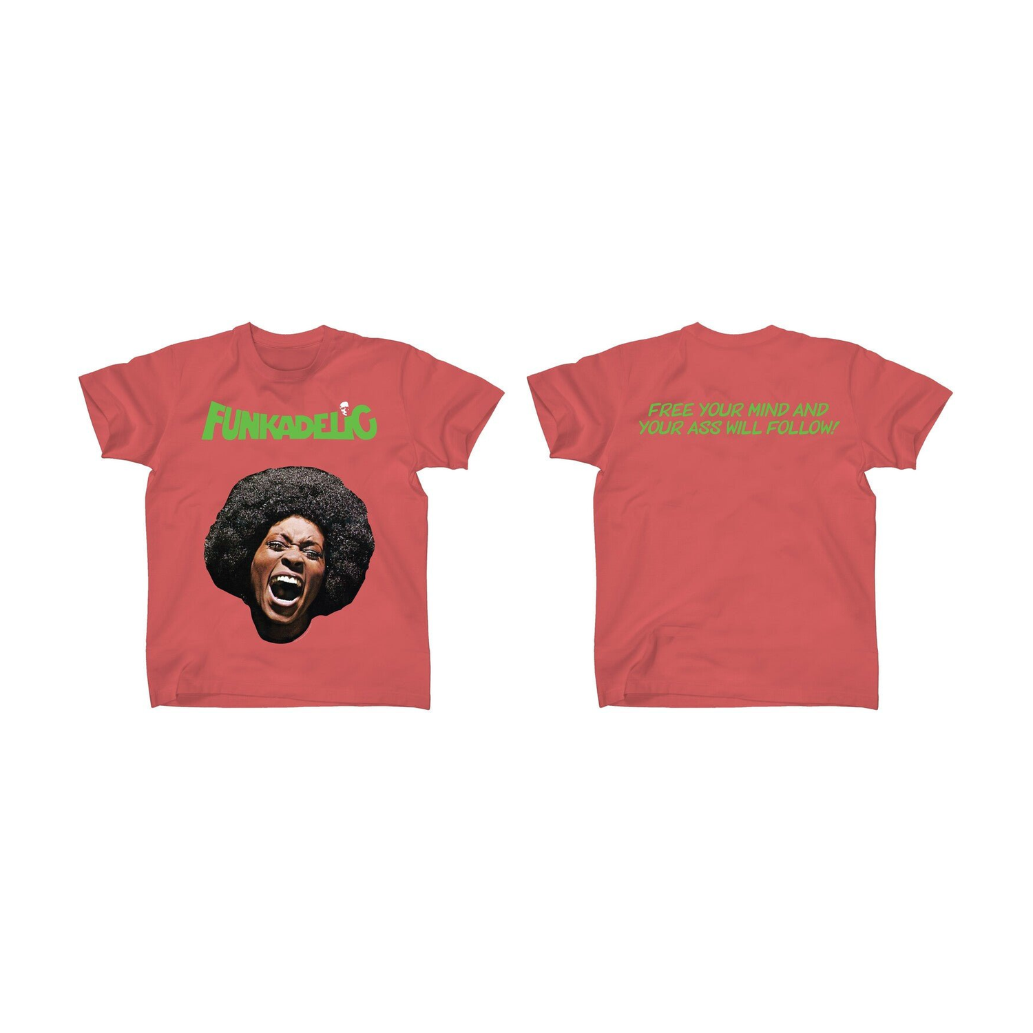 Parliament Funkadelic Maggot Brain T-Shirt (Salmon Pink) Pink)