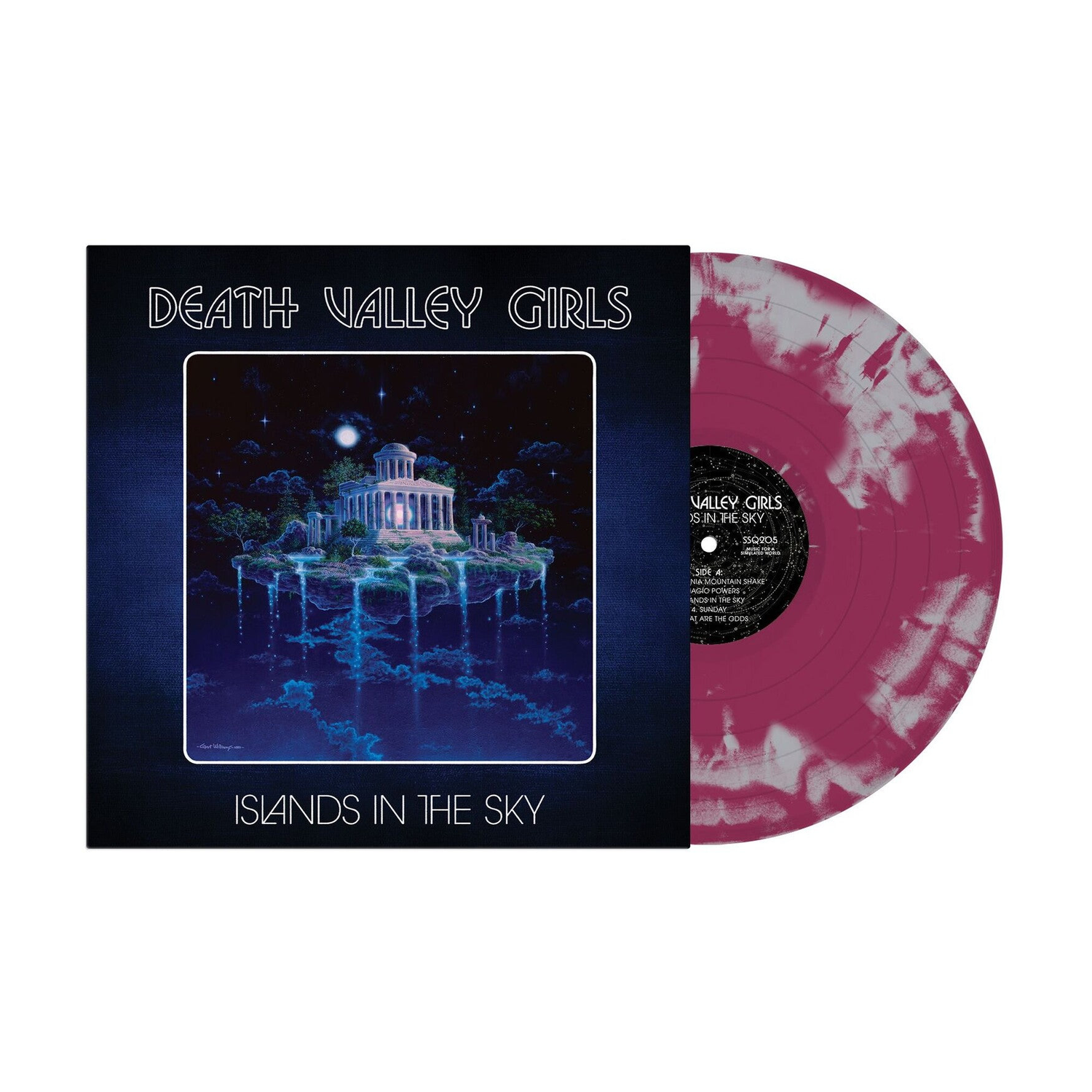 Death Valley Girls - Islands in the Sky - Grimace Purple W/silver