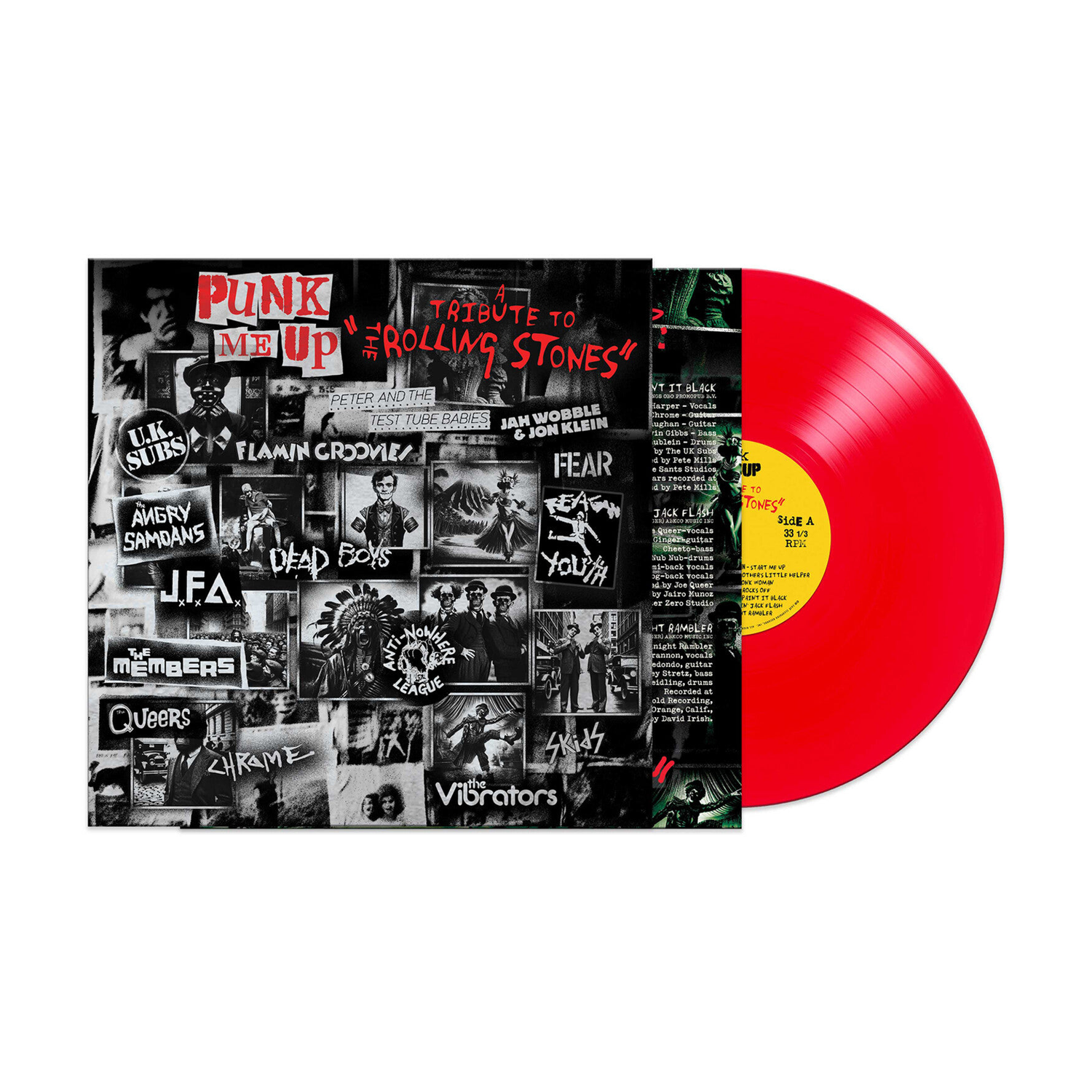 Various Artists - Punk Me Up: A Tribute To The Rolling Stones (Red Vinyl)