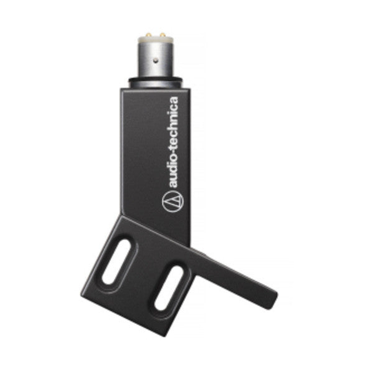 Audio Technica AT-HS4BK Universal Headshell Aluminum (Angled for Strait Tonearms)