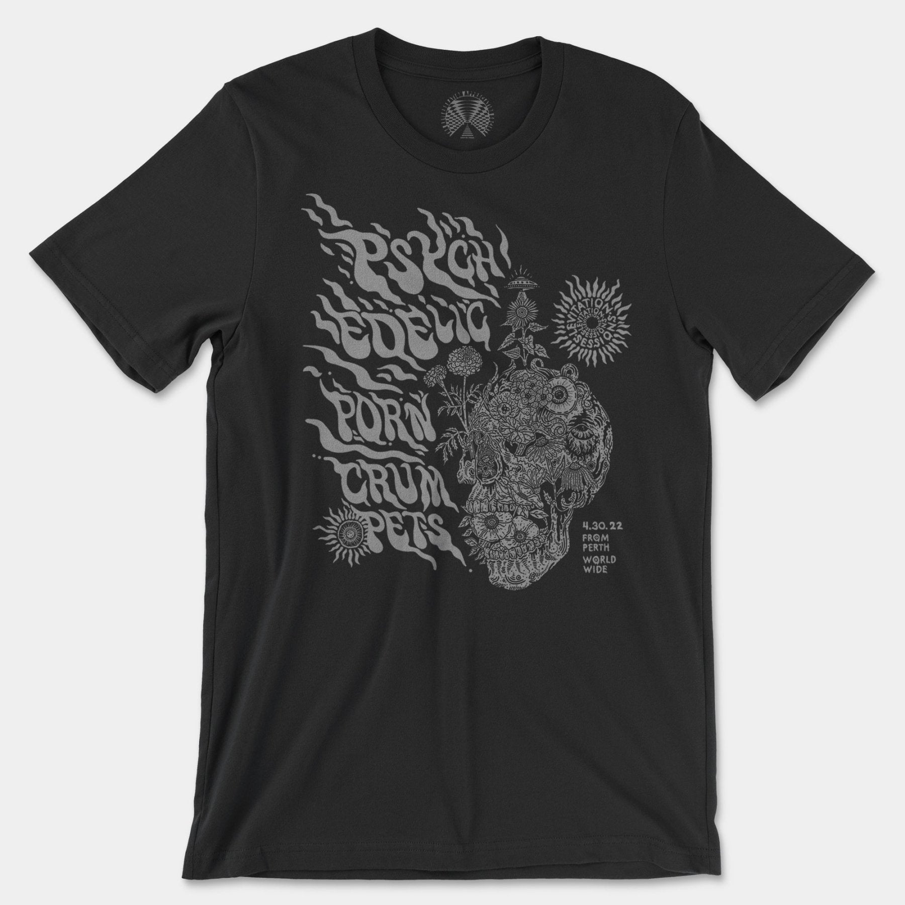 ★CRTFD★ U Psychedelic T-Shirt Vintage Black PSYCHEDELIC TE Psychedelic Tee - Black – TV On The Radio