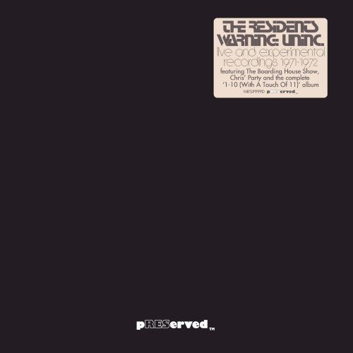 Residents - Warning: UNiNC.: Live and Experimental Recordings 1971-1972 2xLP (Reissue) - LEVITATION