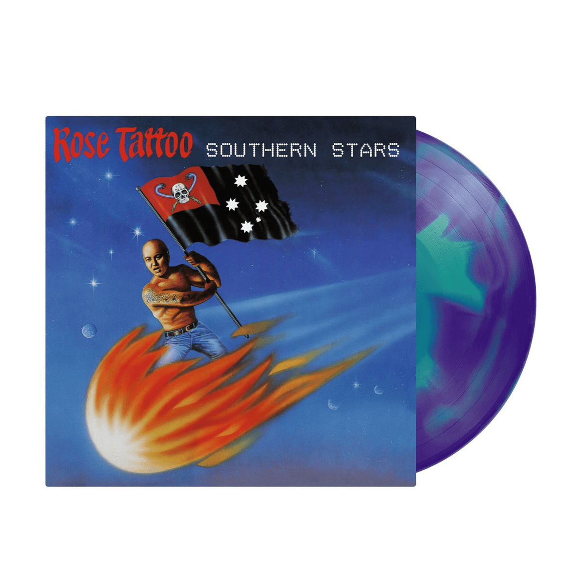 Rose Tattoo - Southern Stars - Limited 140-Gram Turquoise & Blue Swirl Colored Vinyl (Turquoise Blue Vinyl) - LEVITATION