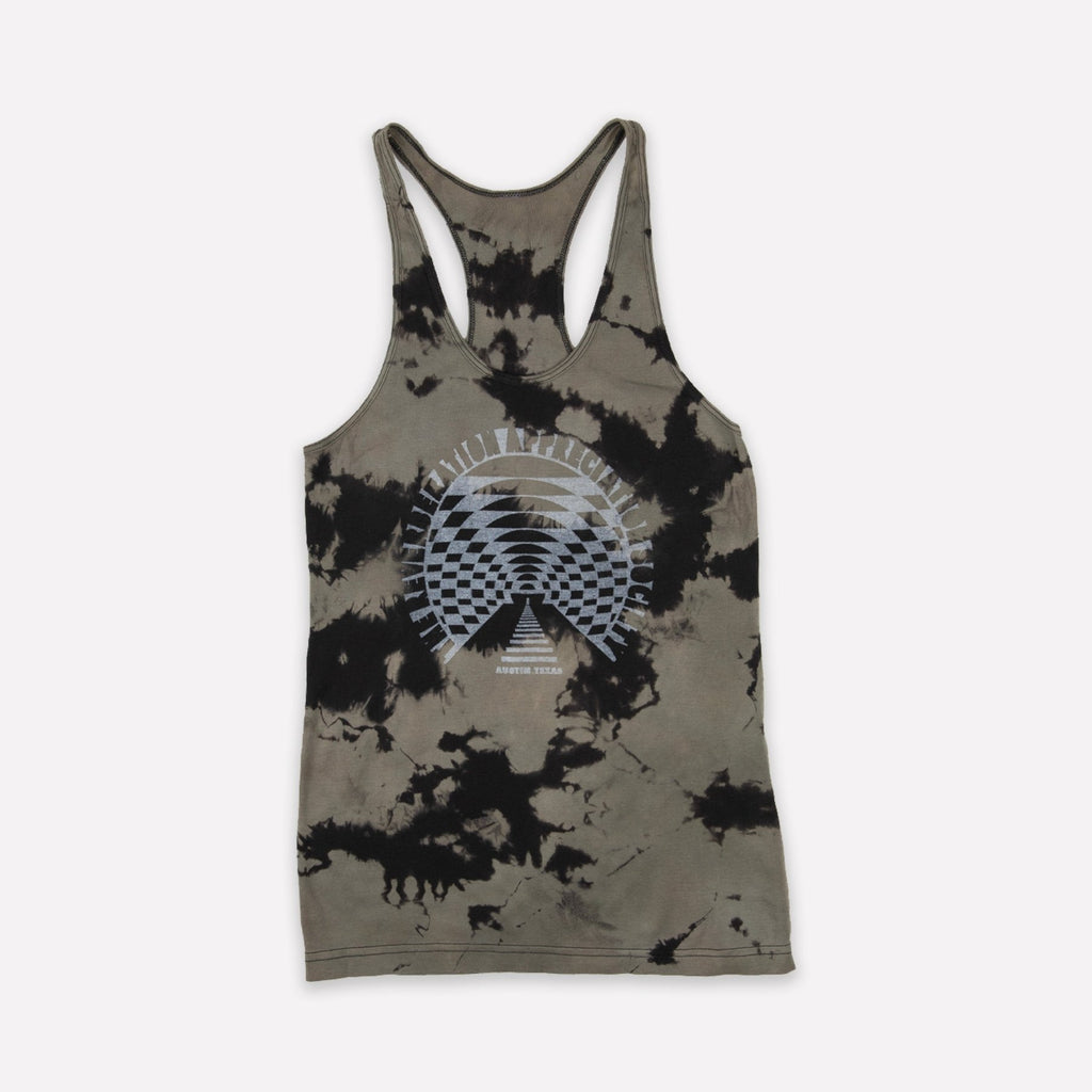 RVRB Dark Women's Tie Dye Tank - LEVITATION