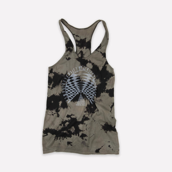 RVRB Dark Women's Tie Dye Tank - LEVITATION