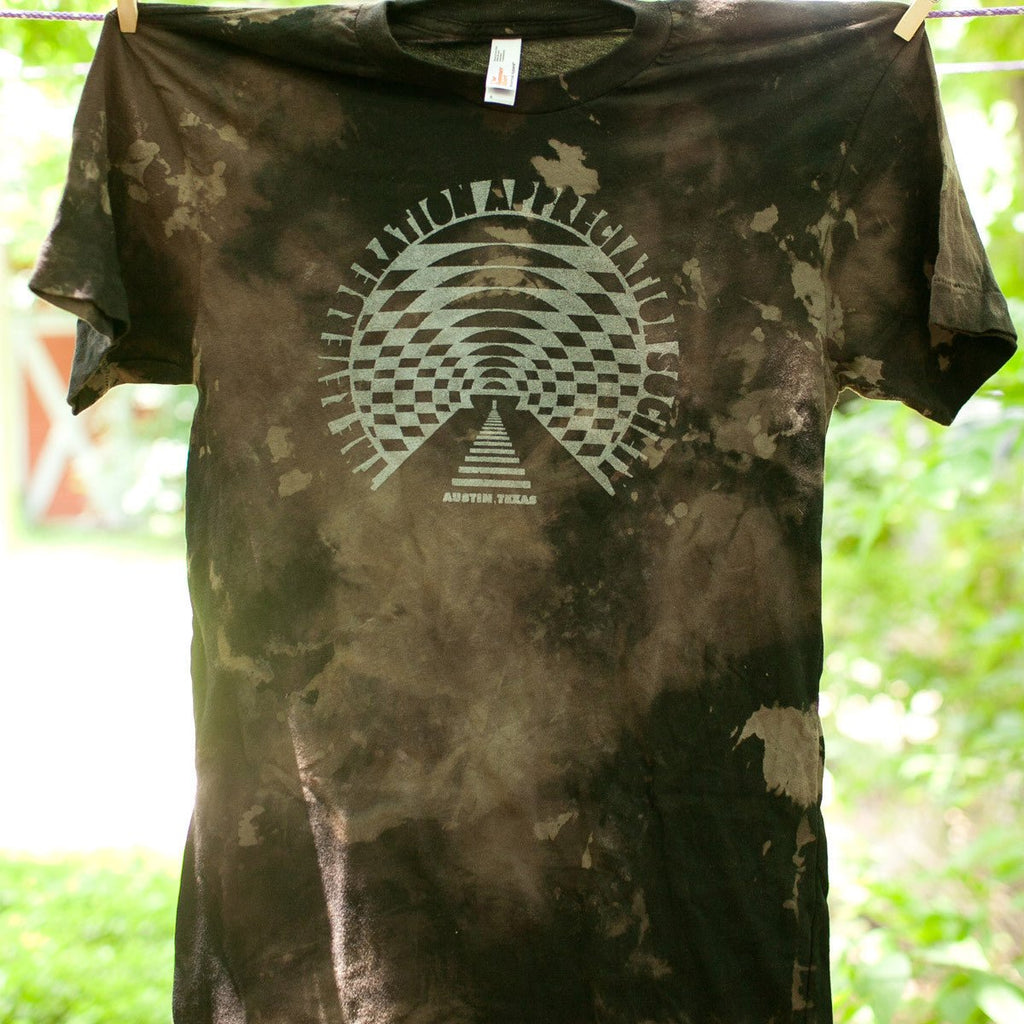 RVRB Logo Dark Tie Dye T-Shirt - LEVITATION