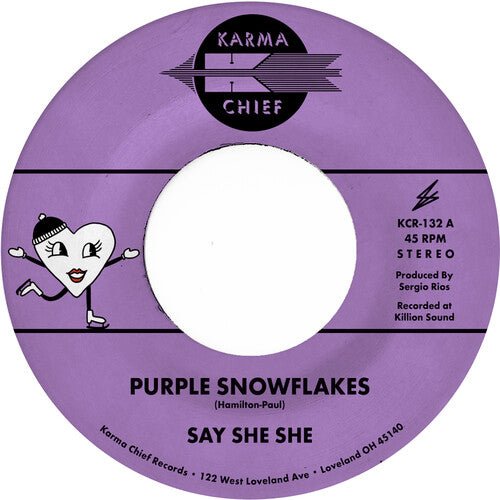 Say She She - Purple Snowflakes / This Wintertime - LEVITATION