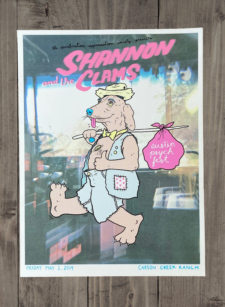 Shannon and the Clams Poster by Brian McClasky - LEVITATION