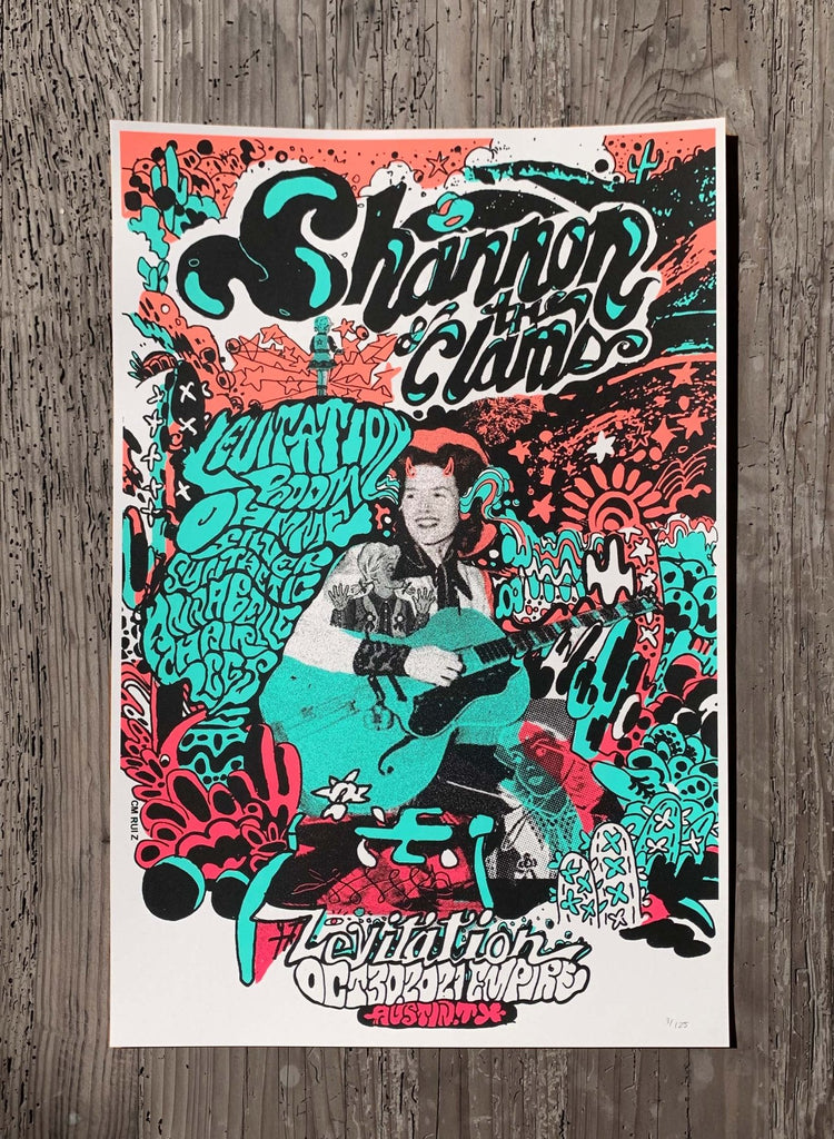 Shannon and the Clams Poster by CMRTYZ - LEVITATION