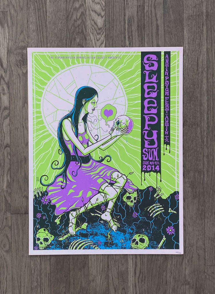 Sleepy Sun Poster by Jim Mazza - LEVITATION