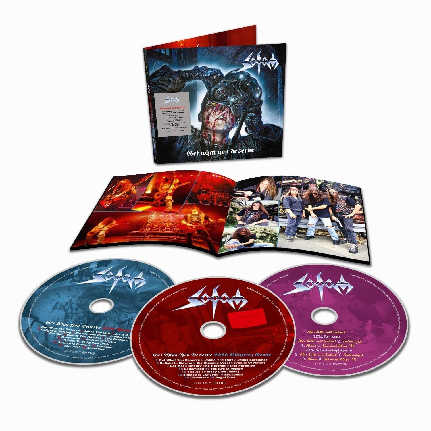 Sodom - Get What You Deserve 6xCD - LEVITATION