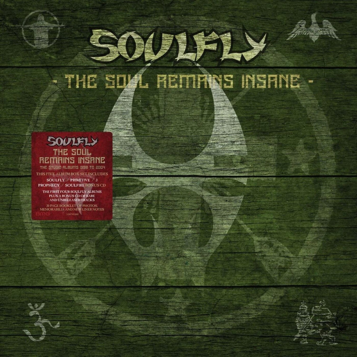 Soulfly - Soul Remains Insane: Studio Albums 1998 to 2004 8xCD - LEVITATION