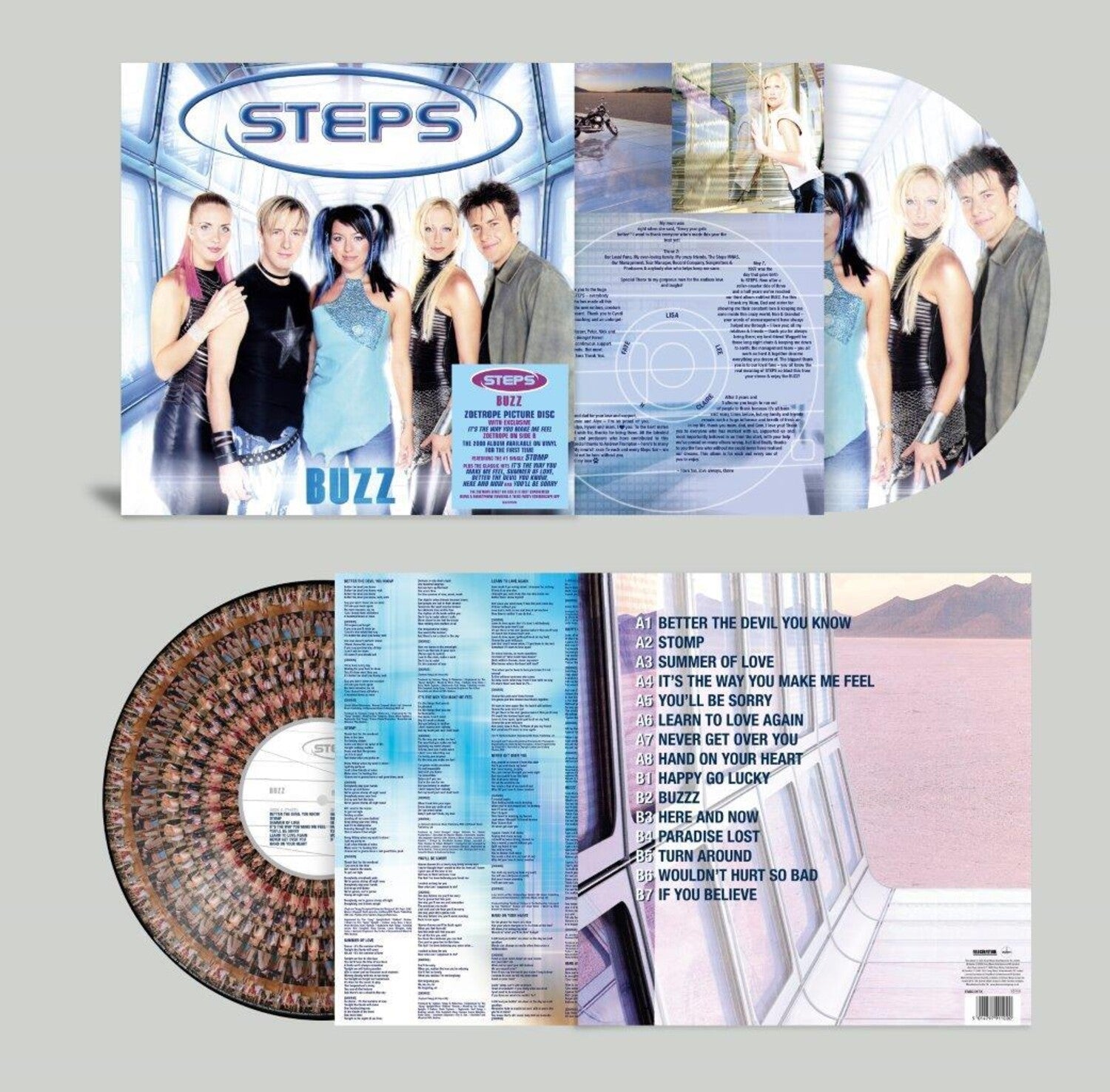 Steps - Buzz - Zoetrope Picture Disc - LEVITATION