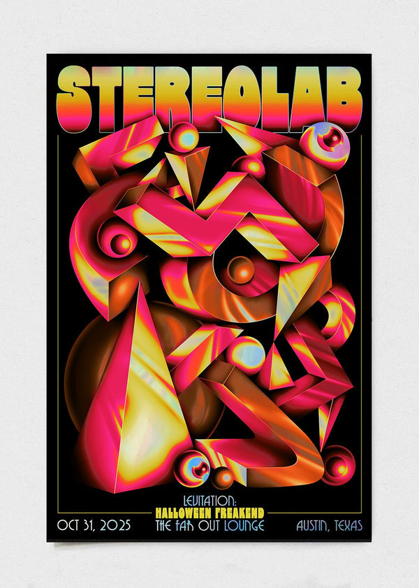 Stereolab Poster by Liorzh - LEVITATION