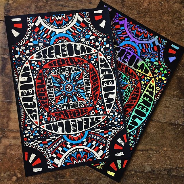 Stereolab Texas 2019 Poster by Nate Duval – LEVITATION