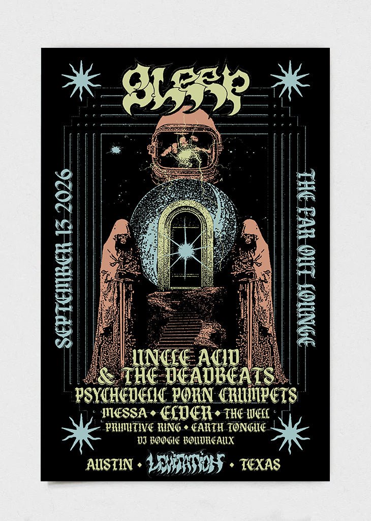 Sunday Lineup Poster - LEVITATION