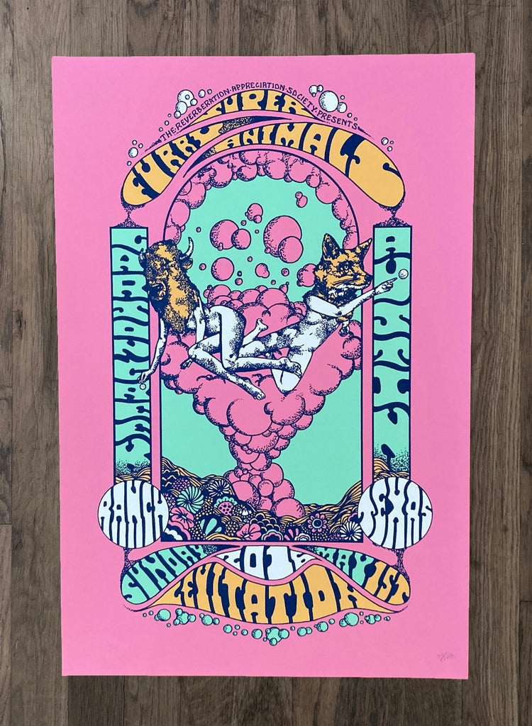 Super Furry Animals Poster by Matt Cliff - LEVITATION