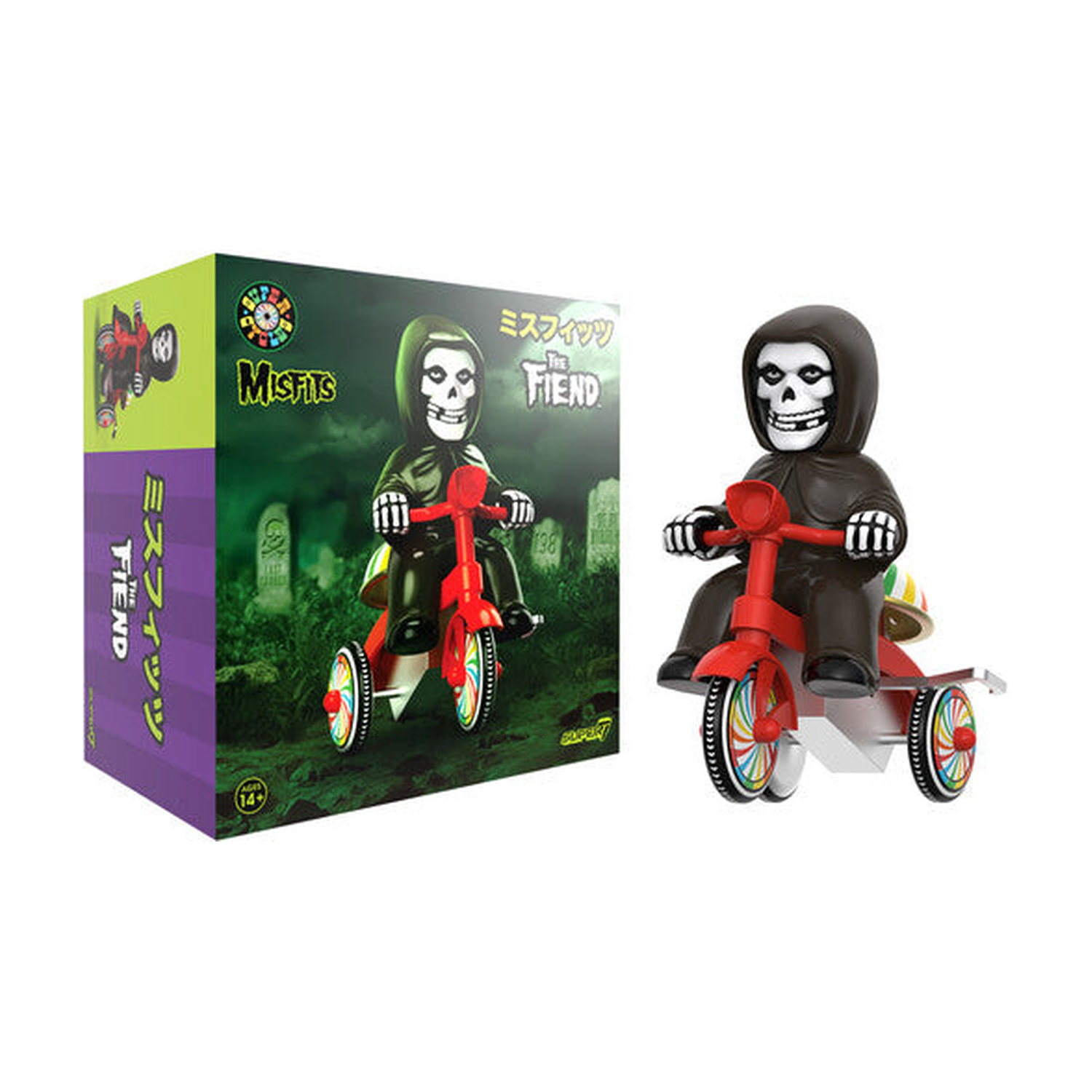 Super7 - Misfits - Super Cycles - Fiend (Black with Red Trike) - LEVITATION