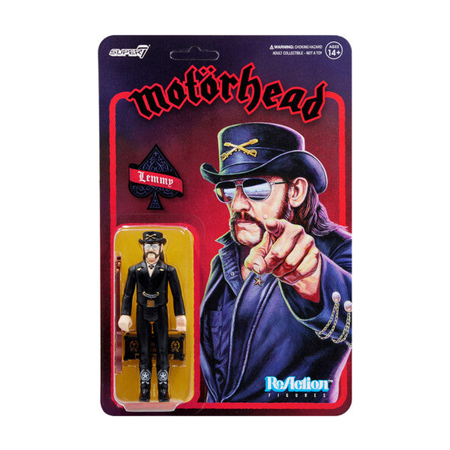 Super7 - Motorhead - ReAction Figures - Lemmy (Modern Cowboy) - LEVITATION