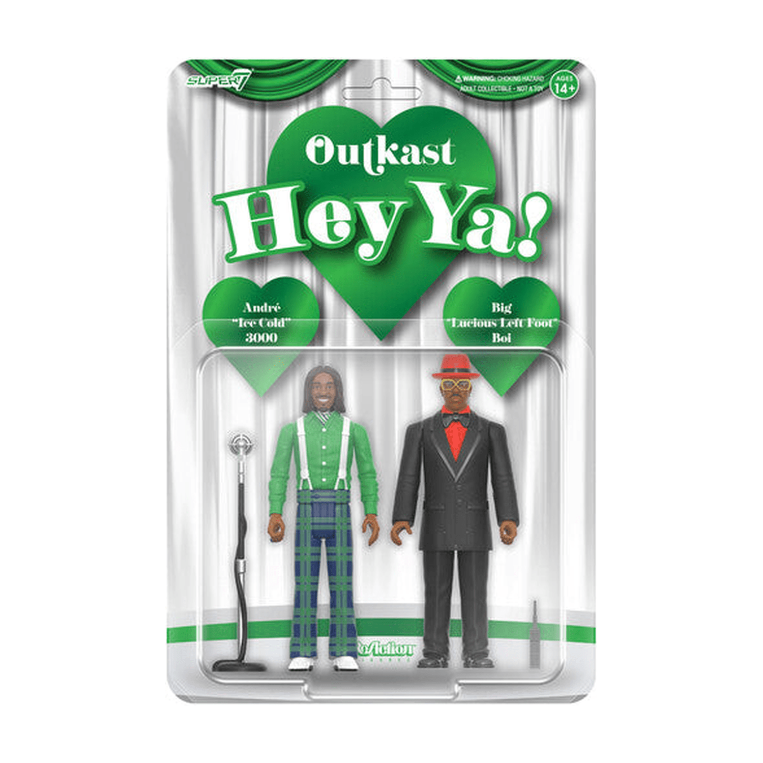 Super7 - OutKast - ReAction Figures Wv4 - Hey Ya! 2-Pack - LEVITATION