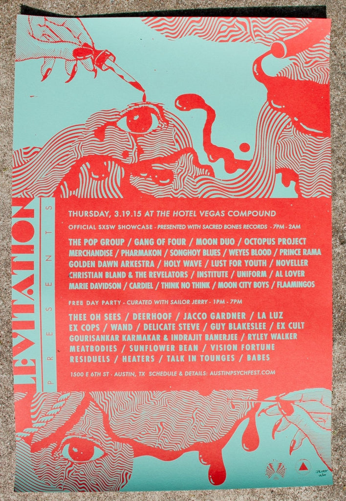 SXSW Hotel Vegas Poster by Jamie Zuverza - LEVITATION