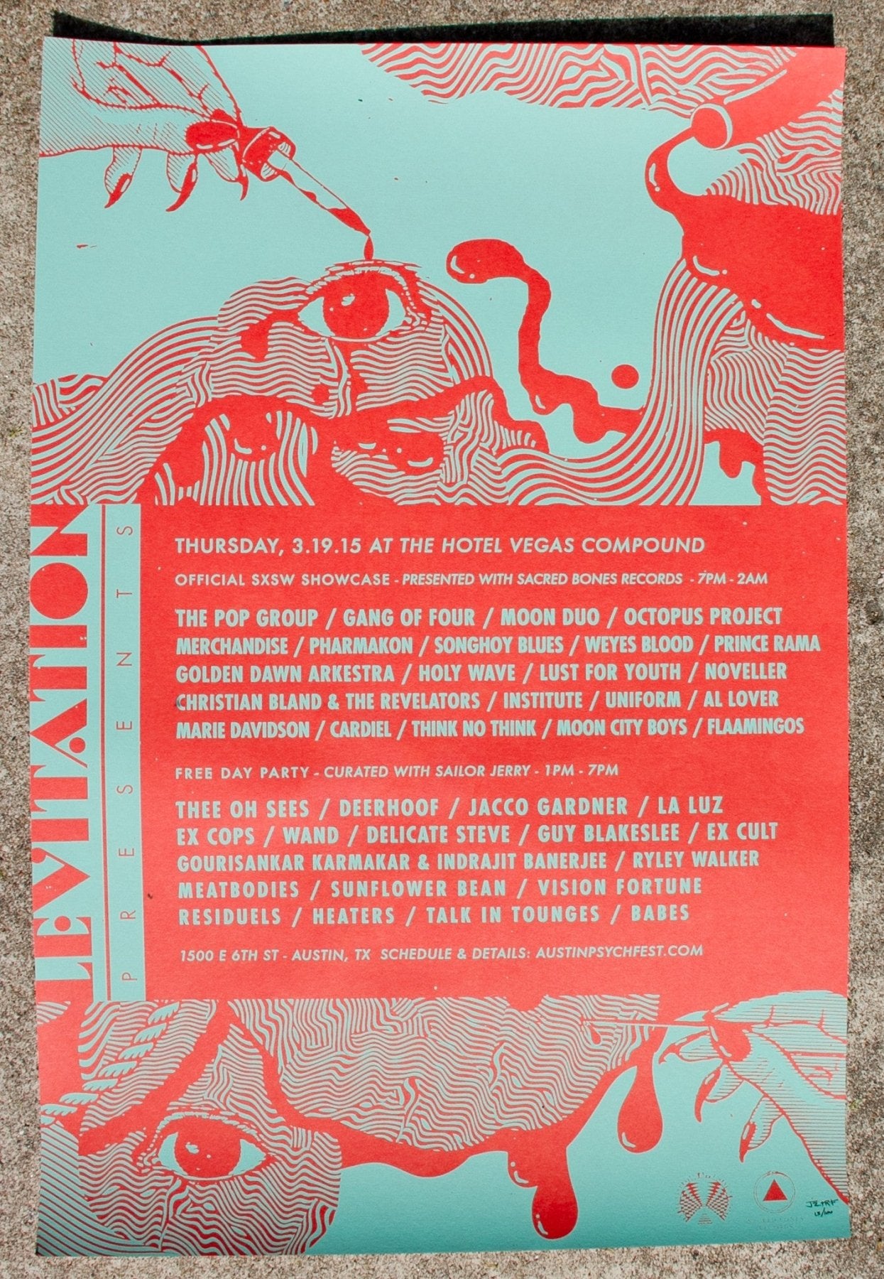 SXSW Hotel Vegas Poster by Jamie Zuverza - ARCHIVE - LEVITATION