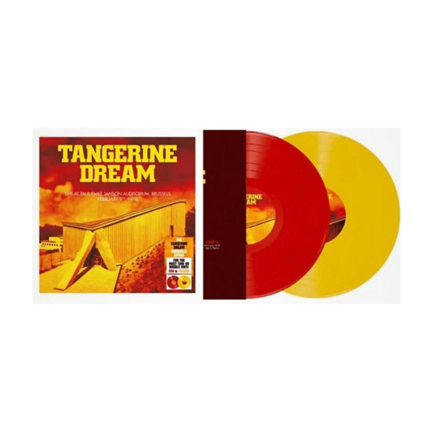 Tangerine Dream - Brussels 1976 - Red/yellow 2xLP - LEVITATION