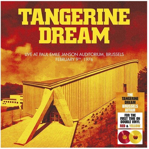 Tangerine Dream - Brussels 1976 - Red/yellow - LEVITATION