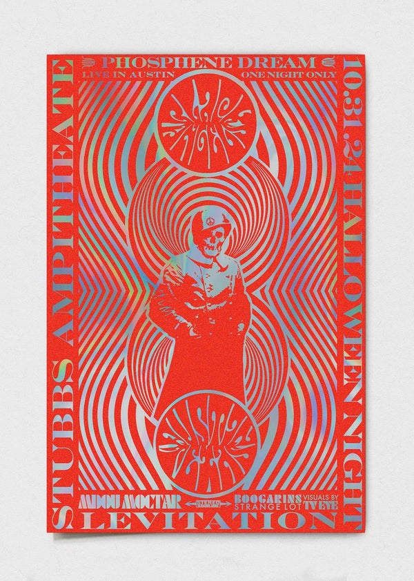 The Black Angels Poster by Christian Bland - LEVITATION