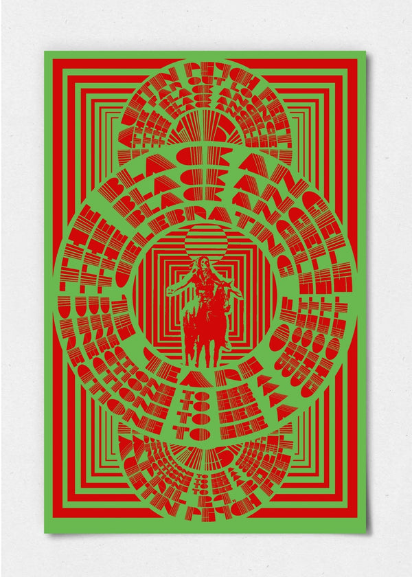 The Black Angels Poster by Christian Bland - LEVITATION