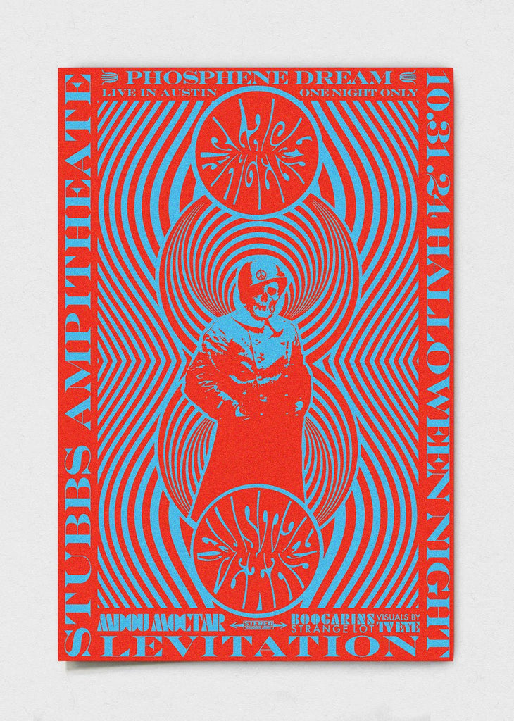 The Black Angels Poster by Christian Bland - LEVITATION