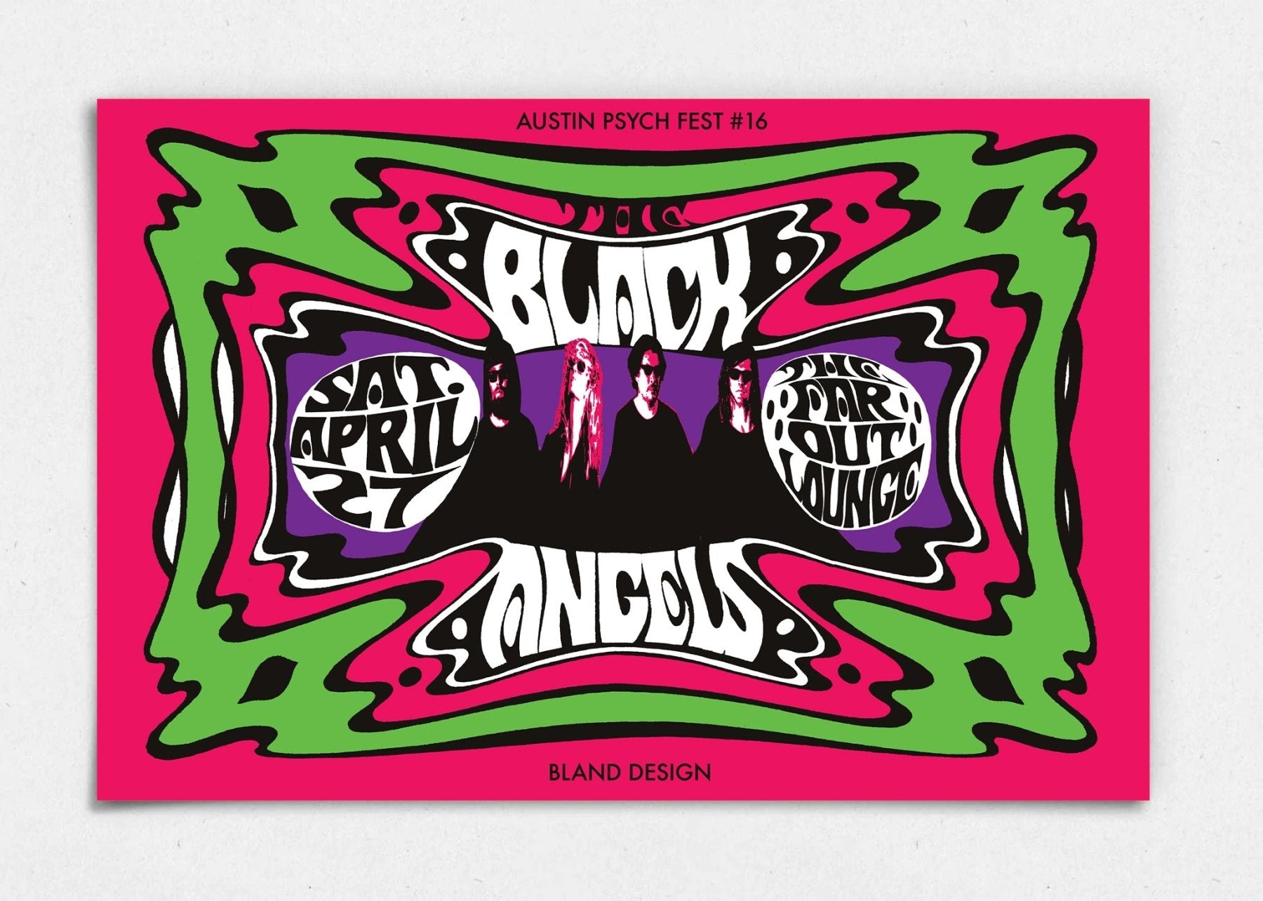 The Black Angels Poster by Christian Bland - LEVITATION
