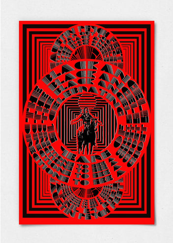 applebum A1 poster “BLACK JESUS (RED)” applebum A1 poster “BLACK JESUS (RED)” flat,750x,075,f-pad