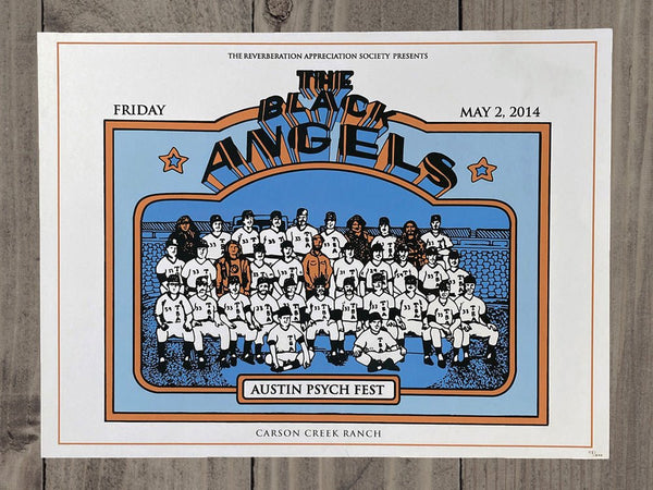 The Black Angels Poster by Matt Cliff | LEVITATION