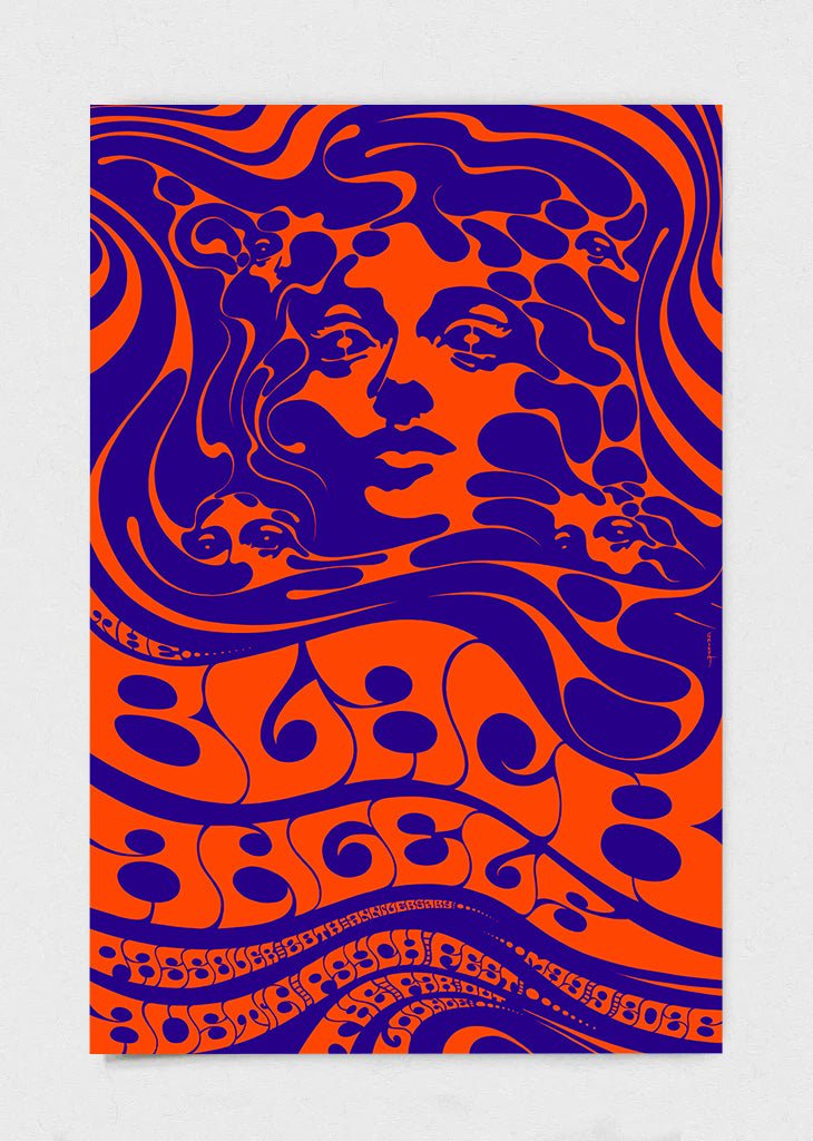 The Black Angels Poster by Robin Gnista - LEVITATION
