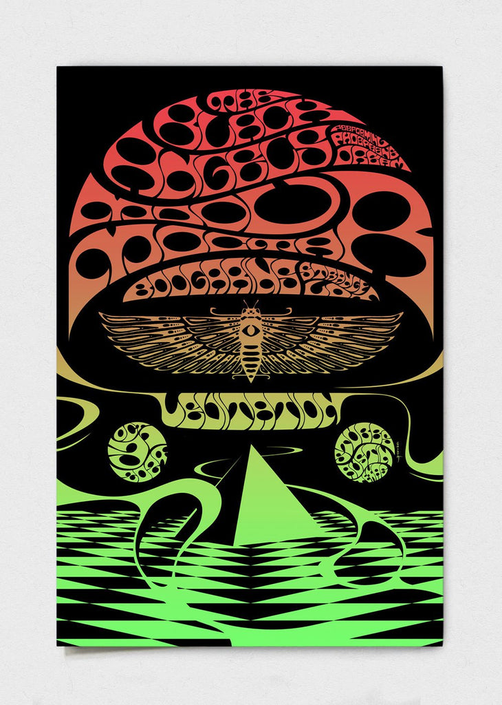 The Black Angels Poster by Robin Gnista - LEVITATION