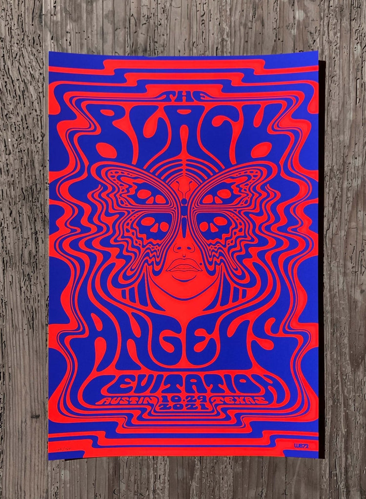 The Black Angels Poster by Weird Beard 72 - LEVITATION