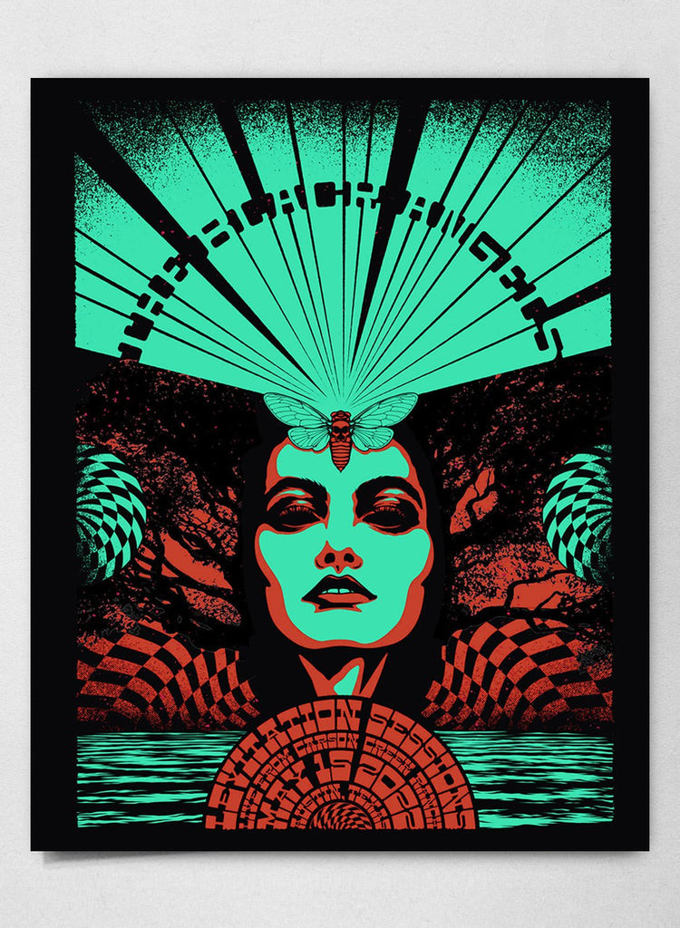 The Black Angels - SIGNED POSTER - LEVITATION