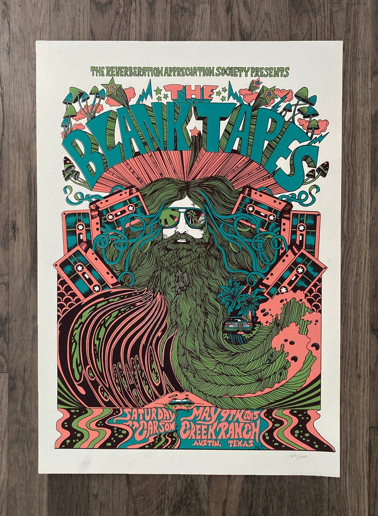 The Blank Tapes Poster by Mollie Tuggle - LEVITATION