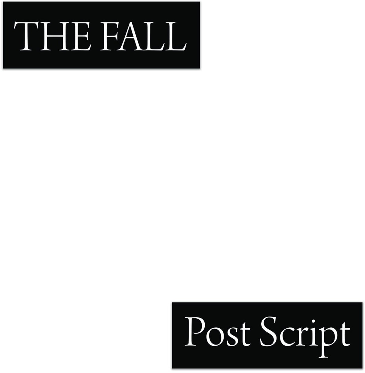 The Fall - Post Script the Final Studio Album from the Fall - LEVITATION