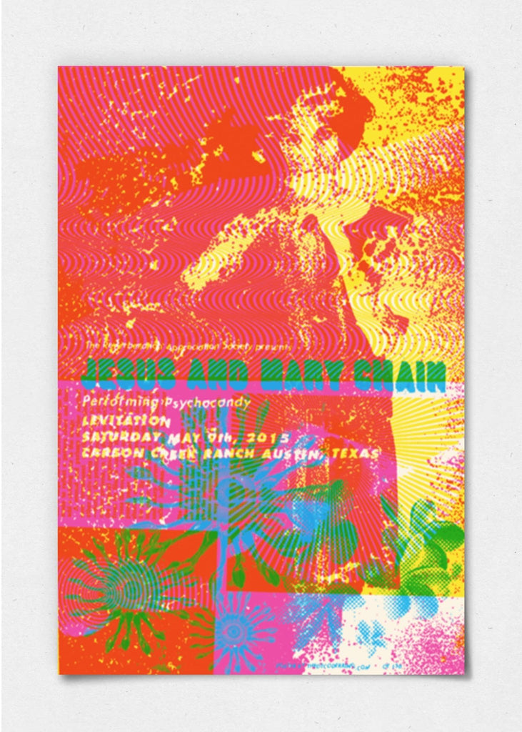 The Jesus and Mary Chain Poster by Geoff Peveto - ARCHIVE - LEVITATION