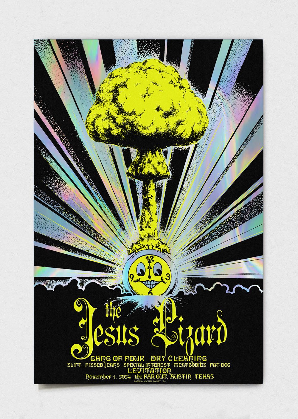 The Jesus Lizard Poster by Callum Rooney – LEVITATION