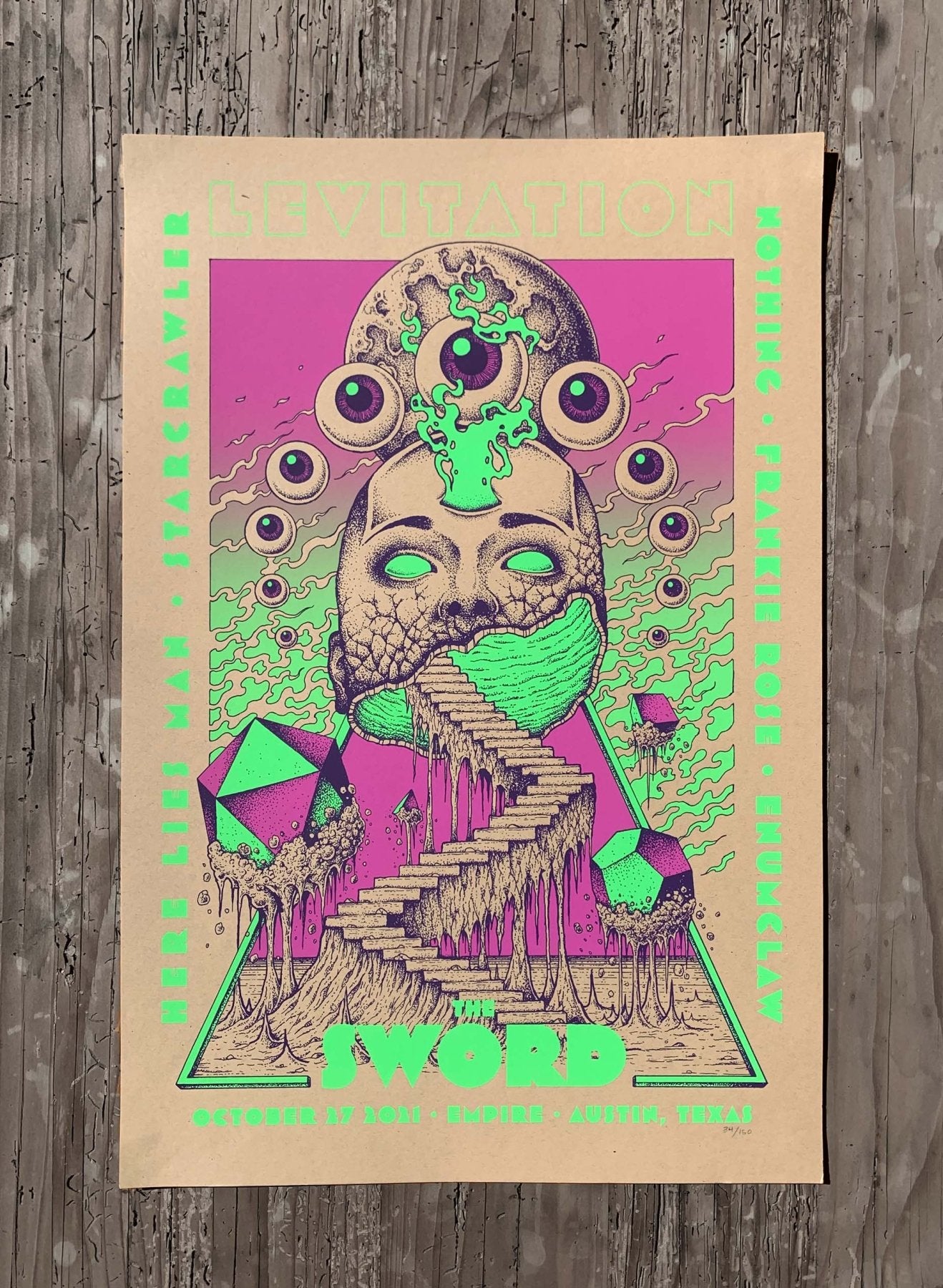 The Sword Poster by Kuba Sokolski - ARCHIVE - LEVITATION