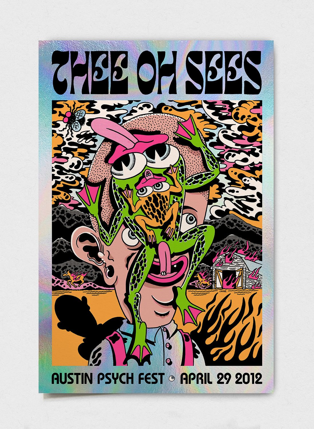 thee oh sees osees ポスター thee-oh-sees-live-at-