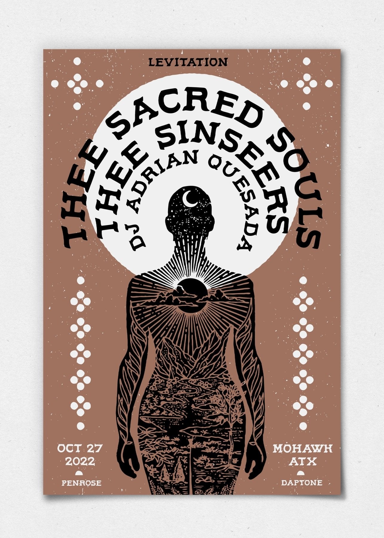 Thee Sacred Souls Poster by Real Fun Wow - LEVITATION