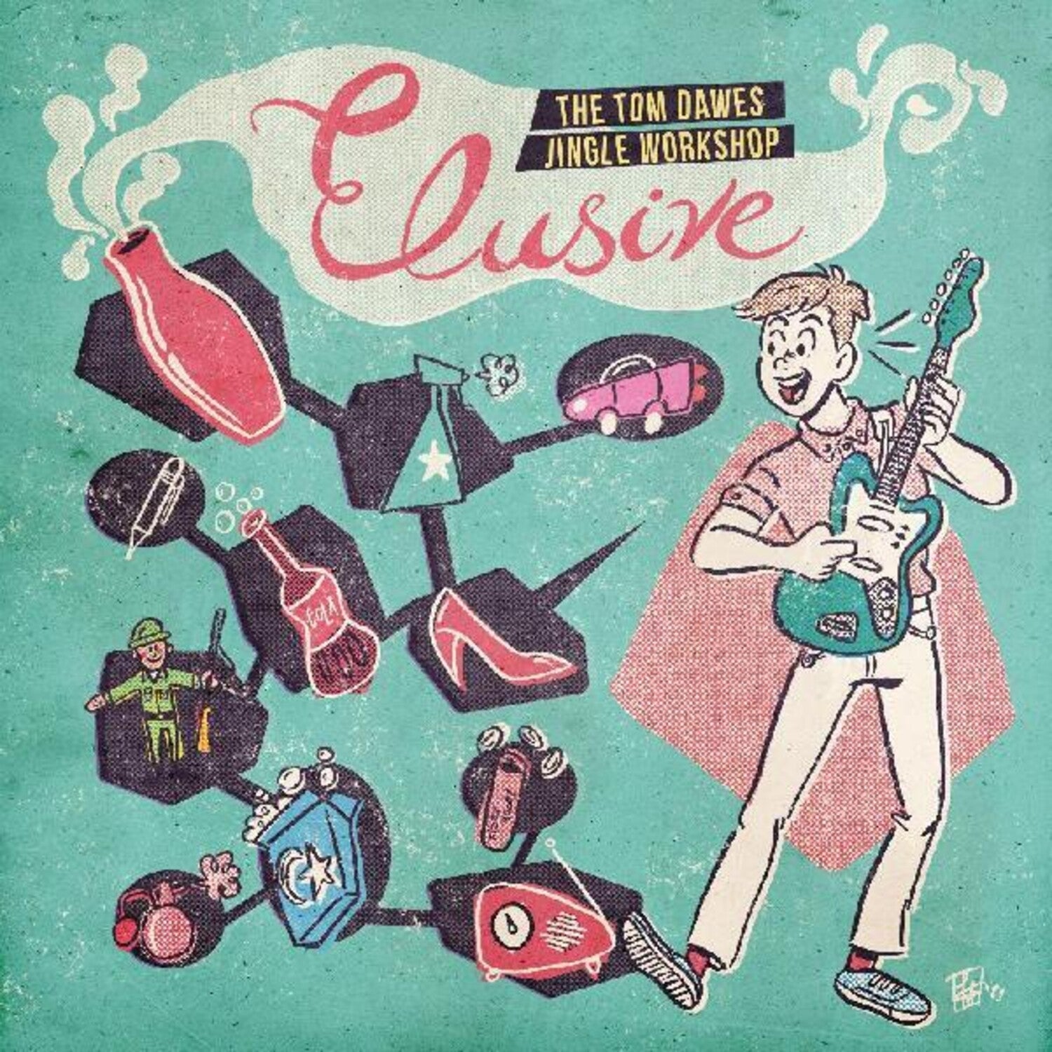 Tom Dawes - Elusive: the Tom Dawes Jingle Workshop (Clear Vinyl) - LEVITATION