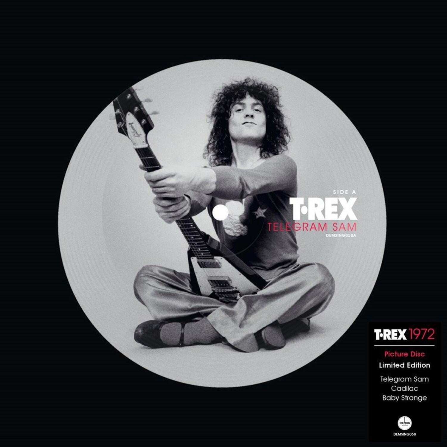 T.Rex - Telegram Sam / Cadilac / Baby Strange - Picture Disc 7 - LEVITATION
