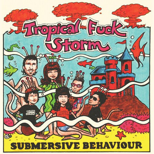 Tropical Fuck Storm - Submersive Behaviour - Clear/aqua Blue Smoke - LEVITATION