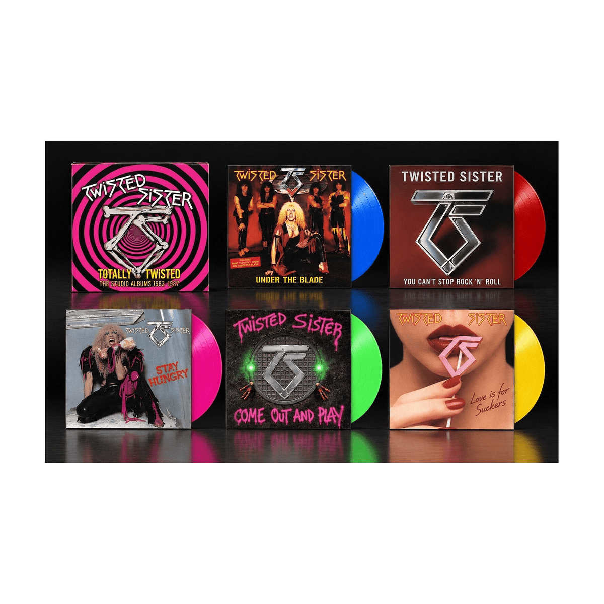 Twisted Sister - Totally Twisted: The Studio Albums 1982-1987 5xLP - LEVITATION